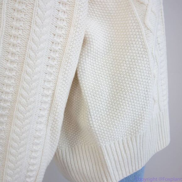 Madewell Hollydene Ruffle-Shoulder Pullover Sweater, women's size XXL - Picture 13 of 16
